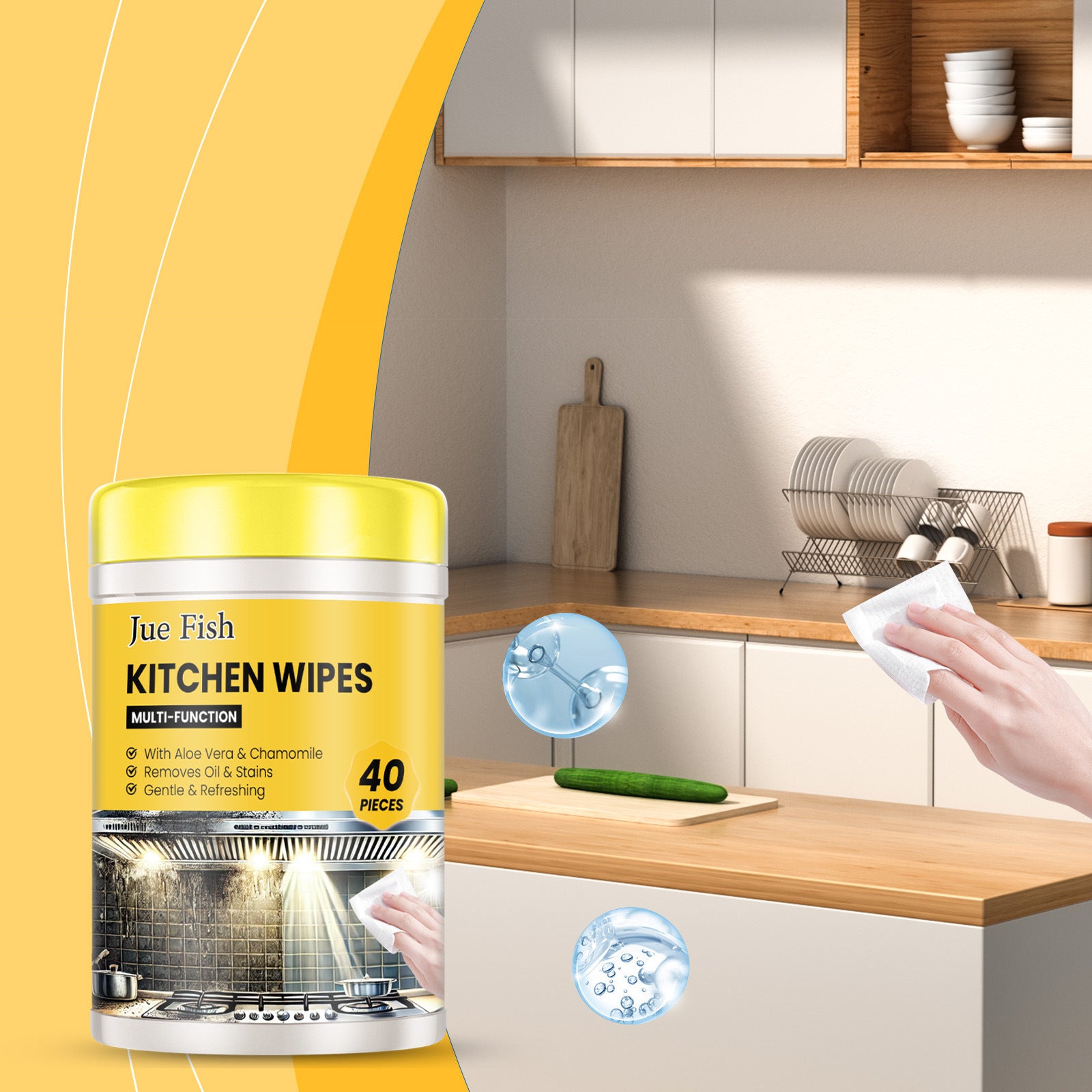 Kitchen Wipes, Countertop Stove Oven Multifunctional