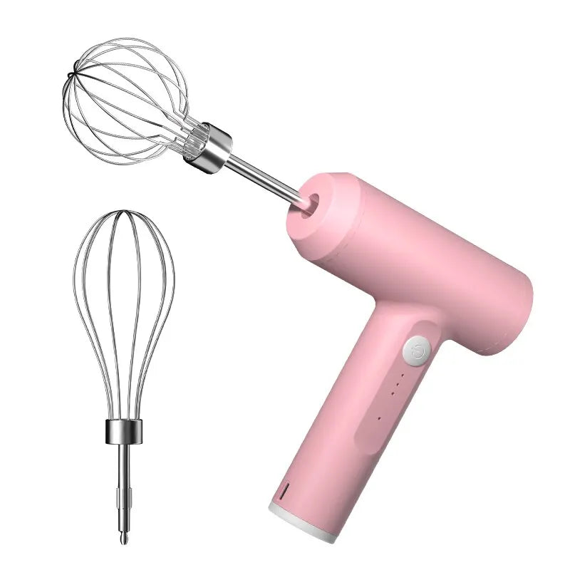 Wireless Electric Food Mixer - Portable 3 Speeds Egg Beater