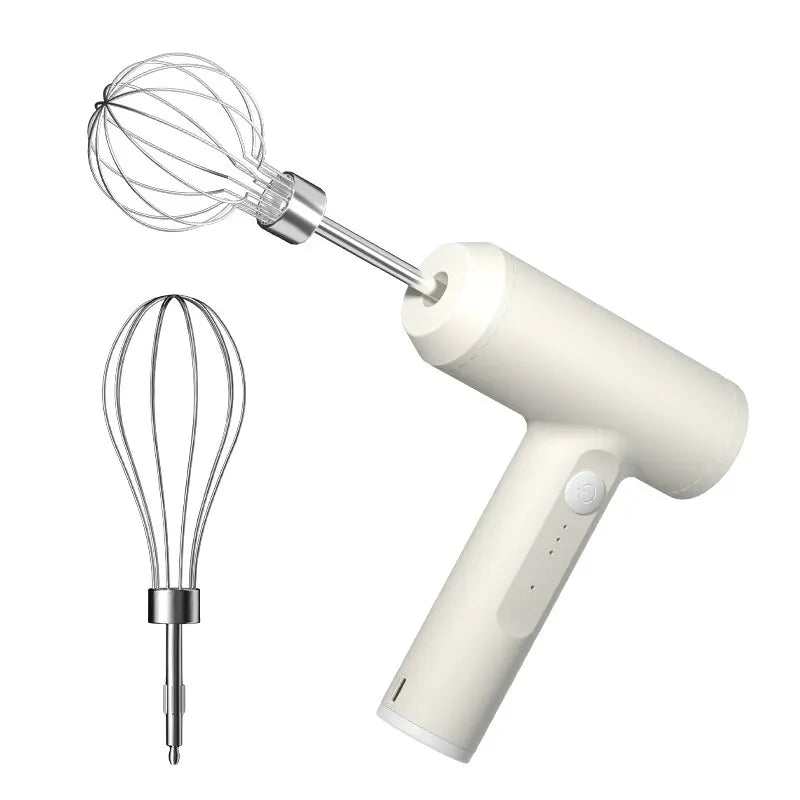 Wireless Electric Food Mixer - Portable 3 Speeds Egg Beater